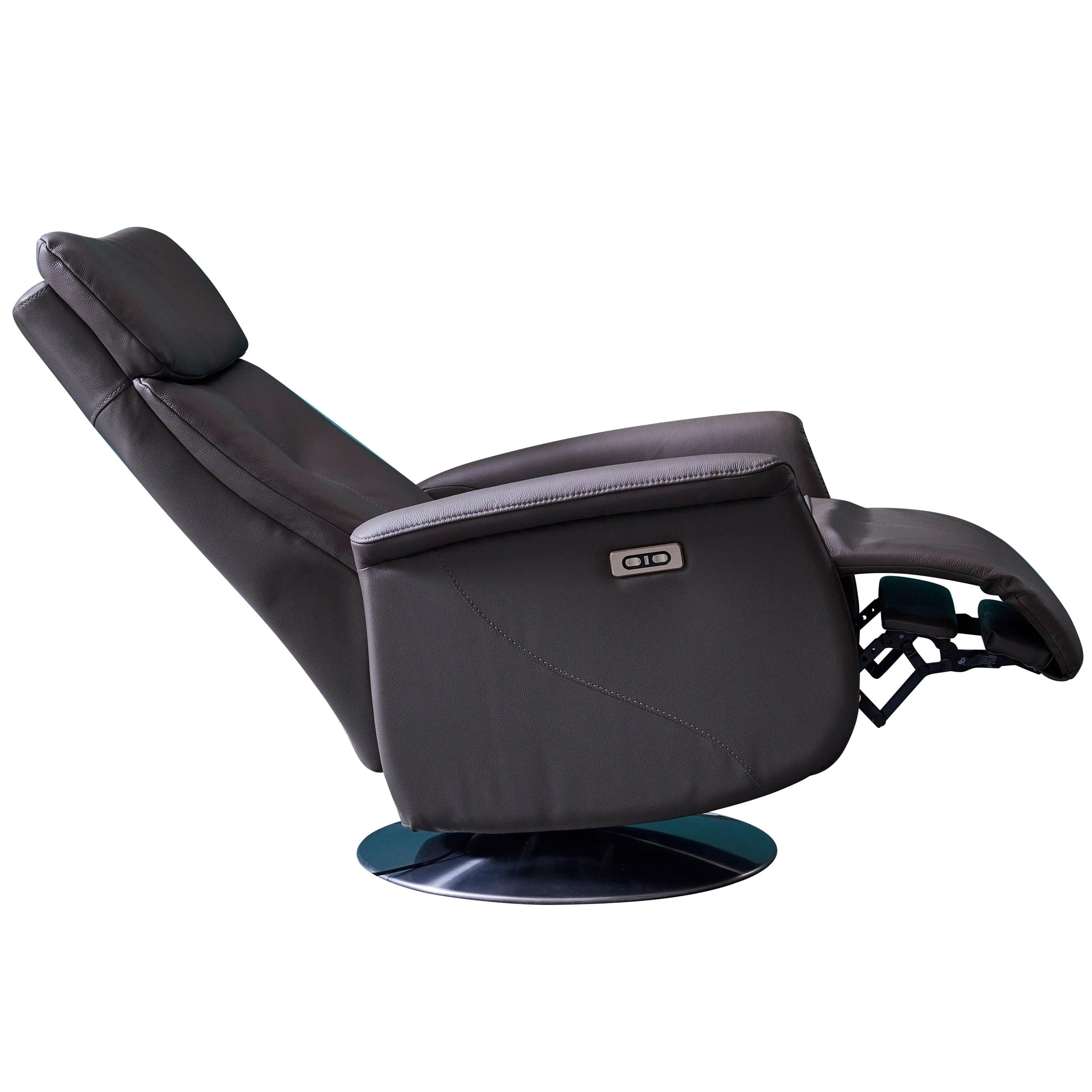 Relax Bardi lichtgrijs leder - Relax - Meubelen Robbrecht