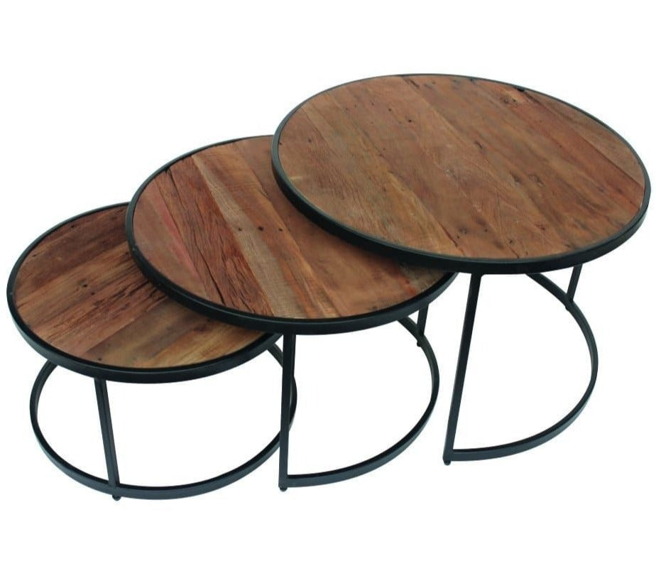 Salontafel set van 3 - Salontafel - Meubelen Robbrecht