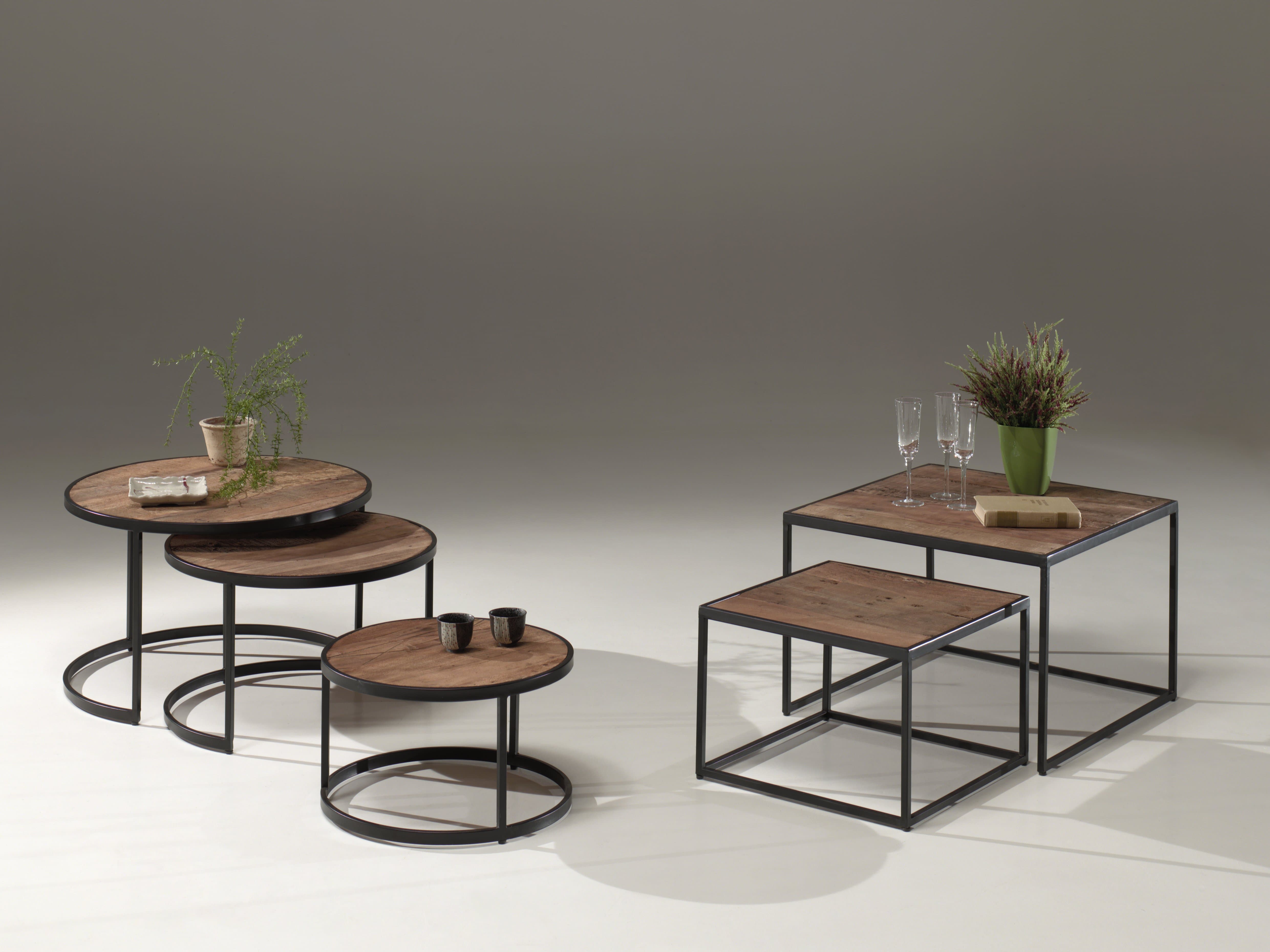 Salontafel set van 3 - Salontafel - Meubelen Robbrecht