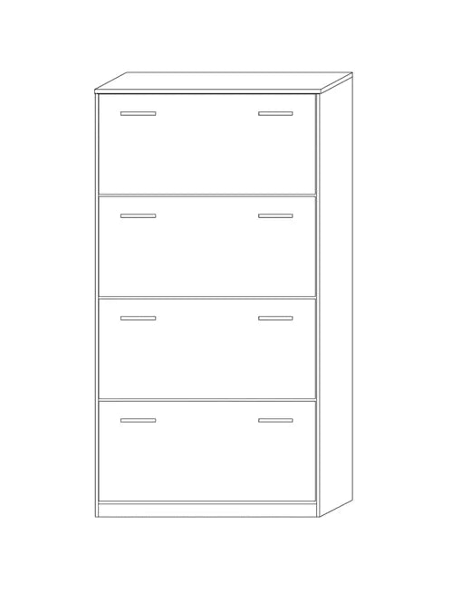 Schoenkast Spacio - Schoenkast - Meubelen Robbrecht