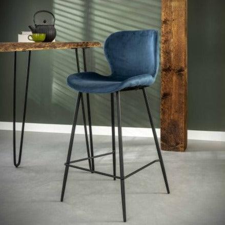 Set van 2 barstoelen velvet - Barstoel - Meubelen Robbrecht