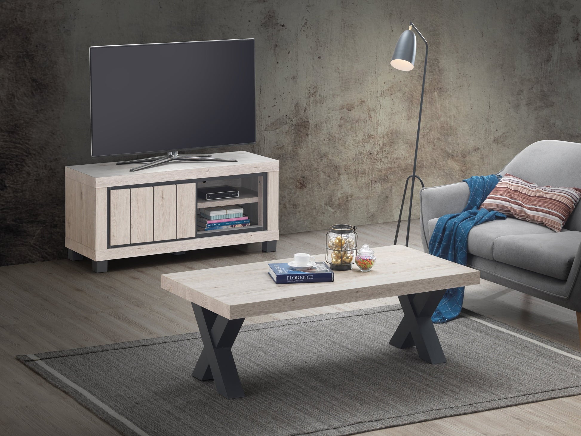 TV-meubel Eureka 1 deurs - TV-meubel - Meubelen Robbrecht