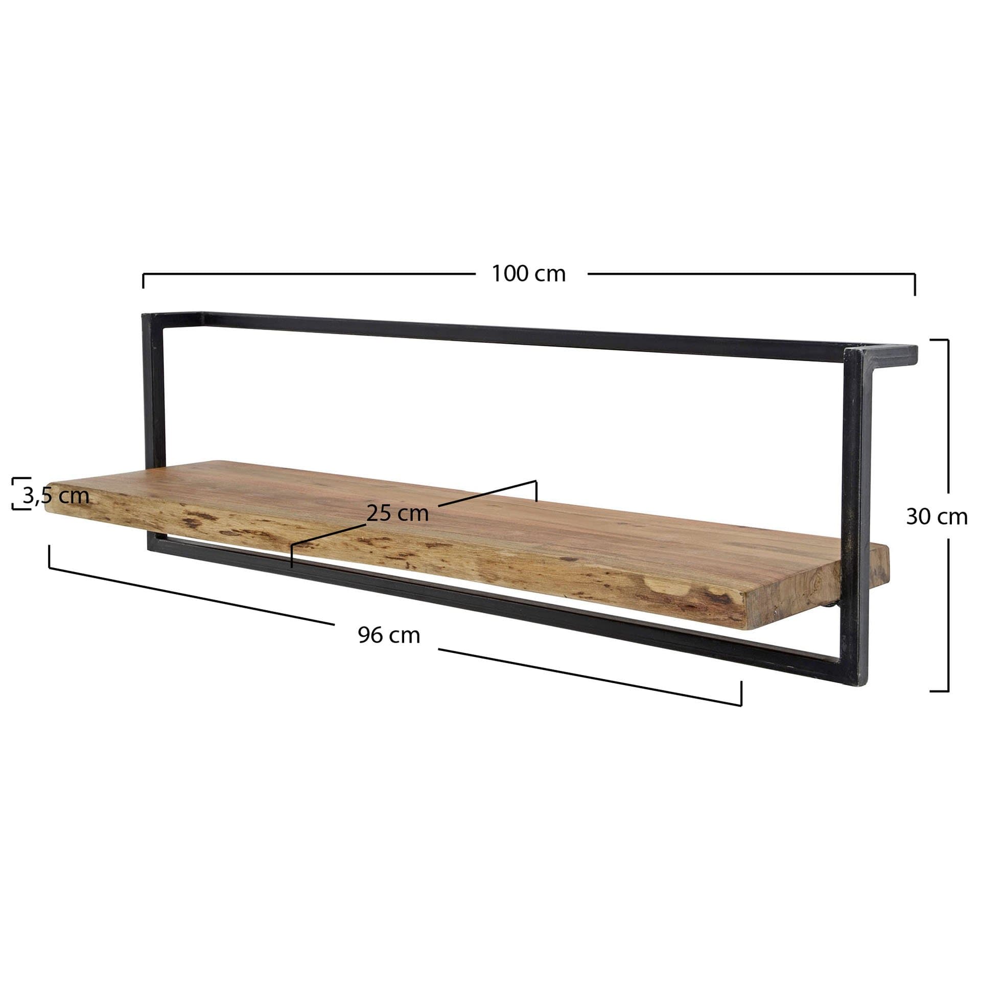 Wandplank 100 cm - Decoratie - Meubelen Robbrecht
